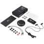 KLIM Fusion Earbuds with Microphone + Long-Lasting Wired Ear Buds - Innovative: in-Ear with Memory Foam + Earphones with Mic and 3.5mm Jack - New 2020 Version - Black