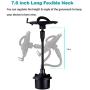Cell Phone Cup Holder for Car, Tonda Adjustable Car Cup Holder Phone Mount Gooseneck Cup Holder for iPhone 11 Pro Xs Xr X 8 Plus Samsung Galaxy S10 S9 S8 S7 Note 9 8 (Black)