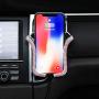 Universal Car Phone Holder Bling Rhinestone Crystal Phone Bracket for Car Air Vent Mount Clip, Stylish Sparkling Shiny Cell Phone Holder for iPhone/Samsung Car Holder (Pink)
