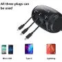 SUPERLIT Backseat 3 in 1 Car Charging Station Box Compatible with All Phones | iPhone | Samsung | Android | Share Ride Customer Charging Dock Attach to Headrest