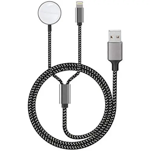 ASIANE Watch Charger,2 in 1 Wireless Charger for iWatch & iPhone Charger Cable Compatible for Apple Watch Series 5/4/3/2/1 All 44mm 40mm 42mm 38mm & iPhone 11/11 Pro/XR/XS/XS Max/X/8/8Plus/7/7Plus ASIANE Watch Charger,2 in 1 Wireless Charger for iWatch & iPhone Charger Cable Compatible for Apple Watch Series 5/4/3/2/1 All 44mm 40mm 42mm 38mm & iPhone 11/11 Pro/XR/XS/XS Max/X/8/8Plus/7/7Plus