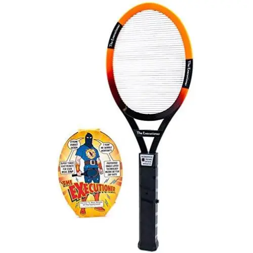 The Executioner Fly Killer Mosquito Swatter Racket Wasp Bug Zapper Indoor Outdoor Over 50cm Long The Executioner Fly Killer Mosquito Swatter Racket Wasp Bug Zapper Indoor Outdoor Over 50cm Long