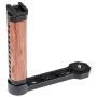 CAMVATE Wooden Handle Grip L-Shape with Shoe Mount for RoninS/Zhiyun Crane Series Handheld Gimbal