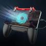 Chezaa Mobile Phone Game Controller Joystick Cooling Fan Gamepad for PUBG Android iOS,Rechargeable Bluetooth Pro Game Pad Joystick Controller