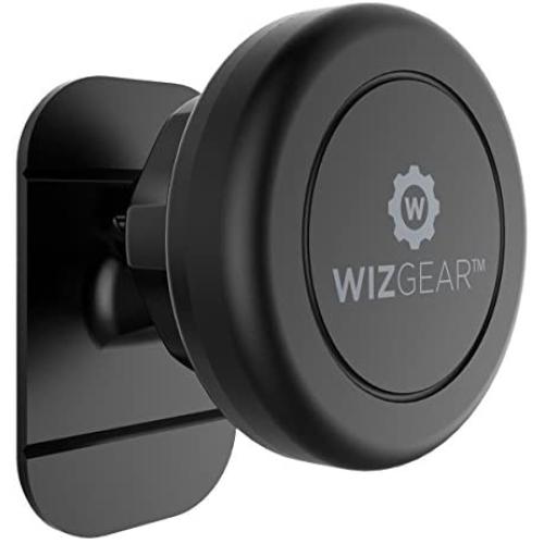 WizGear Magnetic Mount, Universal Stick-On Dashboard Magnetic Car Mount Holder, for Cell Phones and Mini Tablets with Fast Swift-snap Technology, Magnetic Cell Phone Mount