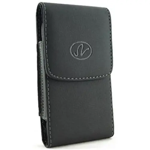 Wonderfly Vertical Holster for Flip Phone or Smartphone Up to 4.25x2.25x0.85 Inch in Dimensions, a Leather Carrying Case with Belt Clip Wonderfly Vertical Holster for Flip Phone or Smartphone Up to 4.25x2.25x0.85 Inch in Dimensions, a Leather Carrying Case with Belt Clip