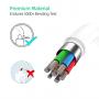 Watch Charger Wireless Charging Cable Magnetic Compatible with Watch Series 5 4 3 2 1 (4.92ft) White