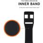 URBAN ARMOR GEAR UAG Compatible with Apple Watch 40mm 38mm Series 5/4/3/2/1 Silicone Band Scout [Black] Slim Adjustable Waterproof Sporty Replacement Watch Strap