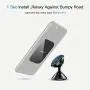 Joyroom Black Alloy Master Magnetic Car Phone Mount Adjustable Phone Car Holder Super Stable Car Mount for All of Phone Size Compatible for iPhone 11/11 Pro /11 Pro Max/XS/XR/Samsung/Google Pixel etc