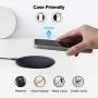 LETSCOM Wireless Charger, [2 Pack] Qi-Certified 15W Max Fast Wireless Charging Pad, Compatible with iPhone 11/11 Pro Max/XS Max/XR/XS/X/8/8+, Galaxy Note 10/Note 10+/S10/S10+/S10E (No AC Adapter)