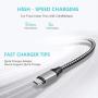 Micro USB Cable,2Pack 10Ft Fast Charging Android Nylon Braided Charger Cord Compatible Samsung Galaxy J7 J6 J6+,J4+ J3 A10/10S Prime/Pro,J7 V/Sky Pro/Crown,S6 S7/Edge,LG Q6/ K7,Moto G5S/G5 G4 Plus