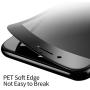 iPhone 8 Plus 7 Plus Anti Spy Screen Protector Tempered Glass, Benks Privacy Protective Film Unbreakable Soft Frame 0.23mm 3D Curve Edge Full Coverage (Black Apple iPhone8 Plus iPhone7 Plus, 5.5-Inch)