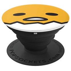 Gudetama Lazy Egg Open Face PopSockets Stand for Smartphones and Tablets PopSockets Grip and Stand for Phones and Tablets