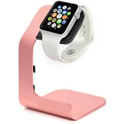 Apple Watch Stand-Tranesca Charging Stand Holder Dock for Apple Watch Series 5 / Series 4 / Series 3 / Series 2 / Series 1 (38mm / 40mm / 42mm / 44mm) - Pink Sand (Must Have Apple Watch Accessories)