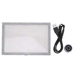 LED Photography Video Light Fill Lamp Dual Power Supply 3000-6000K Stepless Dimmable RA≥95