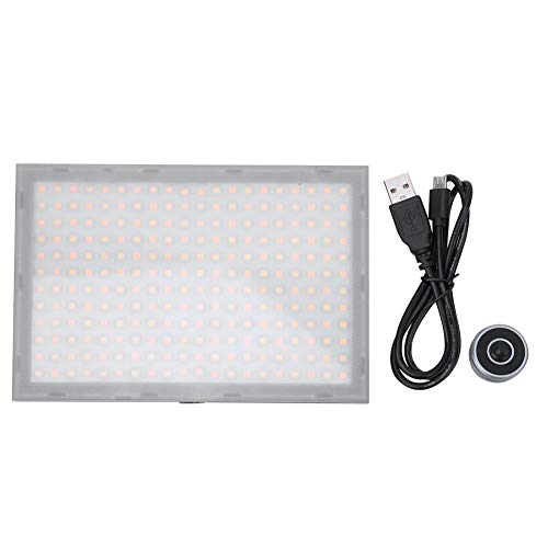 LED Photography Video Light Fill Lamp Dual Power Supply 3000-6000K Stepless Dimmable RA≥95