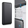 Lekzai 2-Pack 10000mAh Portable Charger Power Bank with Dual Output and USB-C (Input Only) Compatible with iPhone, Samsung and More