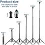 Selfie Stick Tripod, Eocean 54 Extendable Selfie Stick with Phone Tripod Stand & Wireless Remote for iPhone SE 11 Pro Max X 8 7 6 Galaxy Note 9 Android, Perfect for Live Stream/Vlog, Lightweight