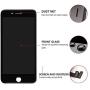 Keytas for iPhone 6 Plus Screen Replacement Kit Black 5.5" LCD Compatible with iPhone 6 Plus Touch 3D Screen 5.5 Inch Digitizer Frame Assembly with Free Repair Tools Kit+ Screen Protector (Black)