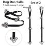 WAFUNNE Dog Doorbells Set of 2 Training Bell Length Adjustable
