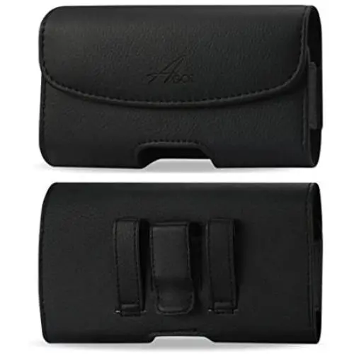 AGOZ Galaxy S8 S9 S10 S20 Holster, Leather Belt Clip Case for Samsung Galaxy S9, Galaxy S8, Galaxy S10, Galaxy Note 10 (NOT Plus), Premium Cell Phone Pouch with Belt Clip & Loops (FITS w/Slim Cover) AGOZ Galaxy S8 S9 S10 S20 Holster, Leather Belt Clip Case for Samsung Galaxy S9, Galaxy S8, Galaxy S10, Galaxy Note 10 (NOT Plus), Premium Cell Phone Pouch with Belt Clip & Loops (FITS w/Slim Cover)