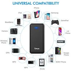 Power Bank Portable Charger 26800mAh Portable Phone Charger with Dual Ports Output,Phone Battery Backup with Visible LED Screen External Charger for iPhone,Samsung Galaxy,iPad and More.