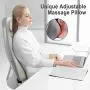 Back Massager with Heat, RENPHO Height Adjustable Neck Shoulders Shiatsu Rolling S-Shape Massage Pad with Vibration for Waist, Electric Massager Cushion for Muscle Pain Relief, for Home Office, Gift Back Massager with Heat, RENPHO Height Adjustable Neck Shoulders Shiatsu Rolling S-Shape Massage Pad with Vibration for Waist, Electric Massager Cushion for Muscle Pain Relief, for Home Office, Gift