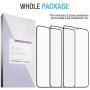 FlexGear Screen Protector for iPhone 11 Pro Max/iPhone Xs MAX [Full Coverage] Tempered Glass, Clear (3-Pack)