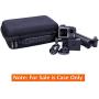 LTGEM EVA Hard Case for DJI Osmo Action Cam Digital Camera with 4 Moveable Dividers