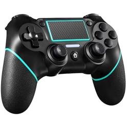 PS4 Controller ORDA Wireless Gamepad for PS4/PS4 Pro/PC and Laptop with Vibration and Audio Function, Mini LED Indicator, High-Sensitive Controller with Anti-Slip (Berry Blue)