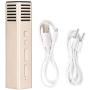 eboxer-1 Aluminum Full CNC Phone Mic Portable Voice Amplifier Mini Voice Changer for for Sound(Golden)