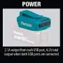 Makita ADP05 18V LXT Lithium-Ion Cordless Power Source, Power Source Only Makita ADP05 18V LXT Lithium-Ion Cordless Power Source, Power Source Only