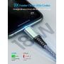USB C to Lightning Cable 6FT, [Never Rupture][ Apple MFi-Certified] LISEN iPhone 11 Charger Cable 18W PD Fast Charging Nylon Braided Compatible with iPhone 11/11 Pro/11 Pro Max/X/XS/XR/XS Max/8/8 Plus