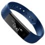 Mini Kitty Blue Sports Activity Tracker Touch Screen ID115 Wristband Fitness Tracker Waterproof Smart Bands with Calories Tracker for iPhone Android Smartphone