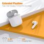 Wireless Earbuds, Bluetooth 5.0 Earbuds CXK Hi-Fi Stereo Headphones 30H Playtime True Wireless Earbuds IPX6 Waterproof Earphones in-Ear Headsets with Mic and USB C for Working/Travel/Gym [Upgrade]