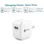 Mini Travel USB Charger, 12W 2-Pack Cell Phone Charger Adapter w/Foldable Plug for iPhone11 Pro/X/XR /8/7 /6/ Plus, iPad Pro/Air 2 /Mini 3/ Mini 4, Galaxy S7/ S6 /S6 Edge/Edge+, Note 5 and More