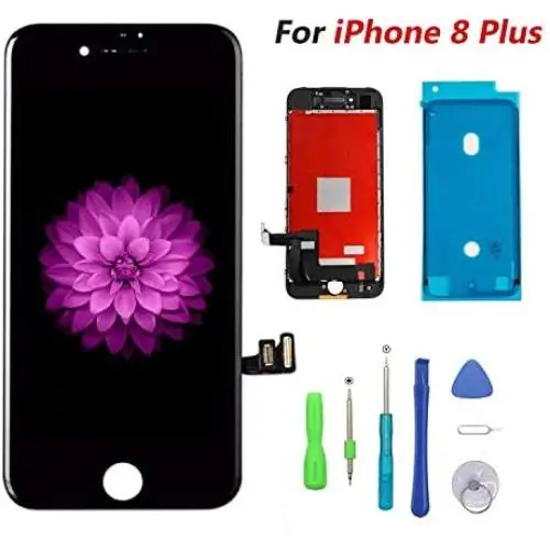 Compatible with iPhone 8 Plus Screen Replacement Black, FFtopu LCD Display & Touch Screen Digitizer Frame Assembly Set with 3D Touch Free Repair Tool(5.5 Compatible with iPhone 8 Plus Screen Replacement Black, FFtopu LCD Display & Touch Screen Digitizer Frame Assembly Set with 3D Touch Free Repair Tool(5.5