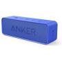 Anker Soundcore Bluetooth Speaker with 24-Hour Playtime, 66-Feet Bluetooth Range & Built-in Mic, Dual-Driver Portable Wireless Speaker with Low Harmonic Distortion and Superior Sound - Blue