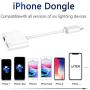 for iPhone Headphone Adapter to 3.5 mm Headphones Jack Adapter,for iPhone 11 Charger Cable Aux Adaptor for iPhone 7/7 Plus / 11 Pro Max/XR/XS Max/XS/X/8/8 Plus Adapter,Audio Splitter Dongle Adapter