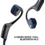 AfterShokz Air Open Ear Wireless Bone Conduction Headphones, Midnight Blue, AS650MB