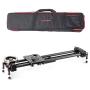 IFOOTAGE 31" Carbon Fiber Camera Slider Track Video Stabilizer Rail 6 Bearings Professional DSLR Camera DV Video Camcorder Film Photography, Load up to 15.5 pounds - Shark Slider S1(S1S)