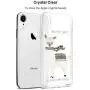 Unov Case Clear with Design Slim Protective Soft TPU Bumper Embossed Pattern [Support Wireless Charging] Cover for iPhone XR 6.1 Inch(Alpaca Bags)