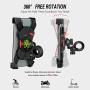 visnfa New Bike Phone Mount Anti Shake and Stable 360° Rotation Bike Accessories for Any Smartphone GPS Other Devices Between 3.5 and 6.5 inches