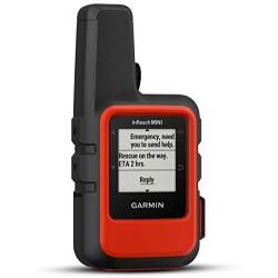 Garmin InReach Mini Handheld Iridium Satellite Communicator and Wearable4U Ultimate Power Pack Bundle (Orange)