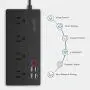 Smart Power Strip WiFi Works with Alexa, GoogleHome, Multi Plug with 4 AC Outlets & 4 USB Charging Ports, 6ft ExtensionCord, Voice Control, Timing Schedule, No Hub Required, App Control Smart Power Strip WiFi Works with Alexa, GoogleHome, Multi Plug with 4 AC Outlets & 4 USB Charging Ports, 6ft ExtensionCord, Voice Control, Timing Schedule, No Hub Required, App Control