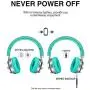Wireless Headphones 25 Hrs w/Romantic LED Light, HiFi Stereo Picun Bluetooth 5.0 Headphones Over Ear w/Deep Bass/HD Mic/Bag, Protein Earpads, Foldable, TF Card/Wired Mode for PC Cellphone (Grey/Mint) Wireless Headphones 25 Hrs w/Romantic LED Light, HiFi Stereo Picun Bluetooth 5.0 Headphones Over Ear w/Deep Bass/HD Mic/Bag, Protein Earpads, Foldable, TF Card/Wired Mode for PC Cellphone (Grey/Mint)