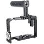 NICEYRIG Camera Cage Kit for Sony A7RIII/ A7III/ A7RII/ A7SII/ A7II/ A9 II, with Cheese Top Handle and HDMI Cable Lock - 190