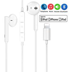 Lighting Connector Earbuds Earphone Wired Headphones Headset with Mic and Volume Control,Compatible with Apple iPhone 11 Pro Max/Xs Max/XR/X/7/8 Plus Plug and Play Binocular Accessories