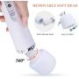 YEVIOR Wired Powerful Handheld Wand Massager with 10 Pulse Settings, Personal Total Body Therapy Massager Wand for Sports Recovery, Muscle Aches, Body Pain (White)