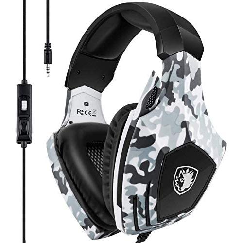Xbox One Gaming Headset,SADES Stereo PC PS4 Gaming Headset with Microphone Noise Cancelling Over Ear Gaming Headphones with Soft Memory Earmuffs for Xbox one / PS4/ Laptop/Mac